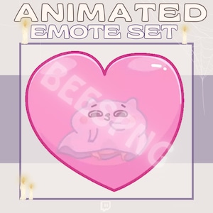 Animated Twitch Emote » Love Ghost » Halloween Emotes | Hamster Emote, Ghost Emote, Spooky Emotes, Halloween Party Emote, Costume Emote