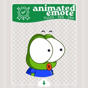 WOAH PEPE Animiertes Emote Twitch Discord
