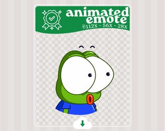 WOAH PEPE · Geanimeerde emote · Twitch · Discord · Stream items