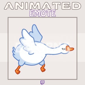 Animiertes Twitch Emote » ''Angy'' » Emotes für Twitch | Gans Emotes, lustige Emotes, Gänseküken Emotes, Gans Meme Emotes, Jagd Emote