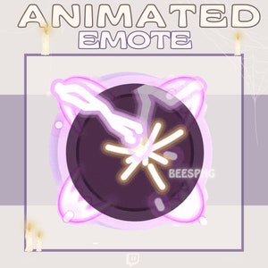 Animated Twitch Emote » Skull-Struck » Halloween Emotes | Skeleton Emote, Magic Emote, Spooky Emotes, Halloween Emote, Purple Emotes