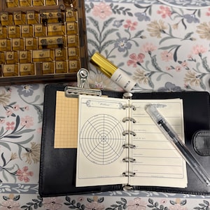 Filofax Pocket Planner Inserts: Monthly, Weekly, Wellness Tracker (Digital Download)