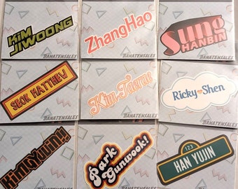 Zerobaseone "ZerobaseTV" inspired stickers OT9