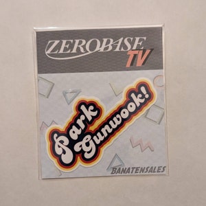 Zerobaseone &quot;ZerobaseTV&quot; inspired stickers - Park Gunwook