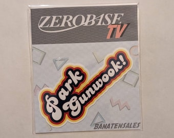 Zerobaseone "ZerobaseTV" inspired stickers - Park Gunwook