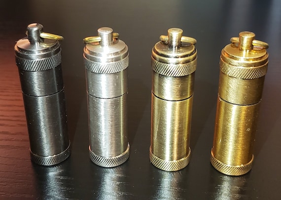 WW2 German Style Lighter - Holds Fuel Permanently - Uses Liquid Lighter Fluid and Common Parts