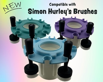 8-Slot Blending Brush Carousel – Compatible with Simon Hurley Brushes