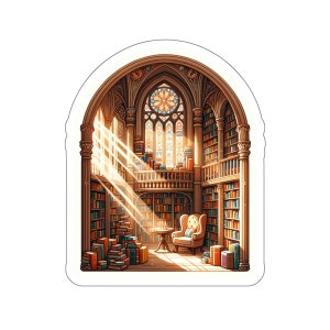 Library Nook Stickers Book Lover, Reader, Booktok