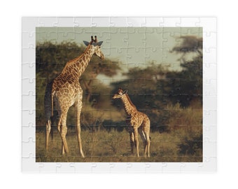 Giraffe Mother and Child Puzzle