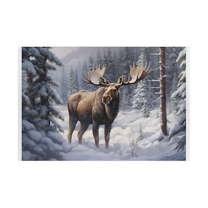 Snowy Moose Puzzle
