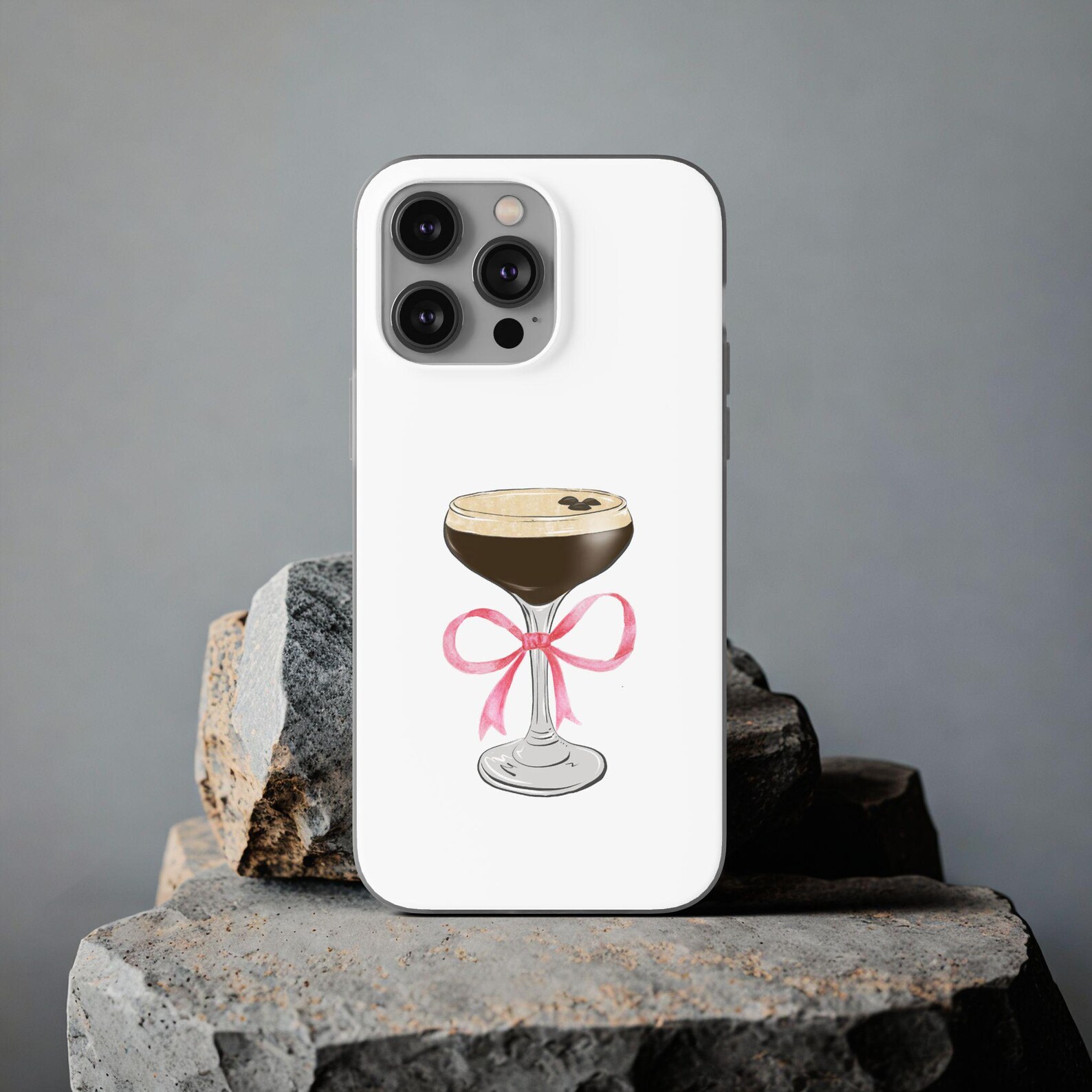 Espresso Martini Cocktail Phone Cases for Fashion Lovers, Cute Drink