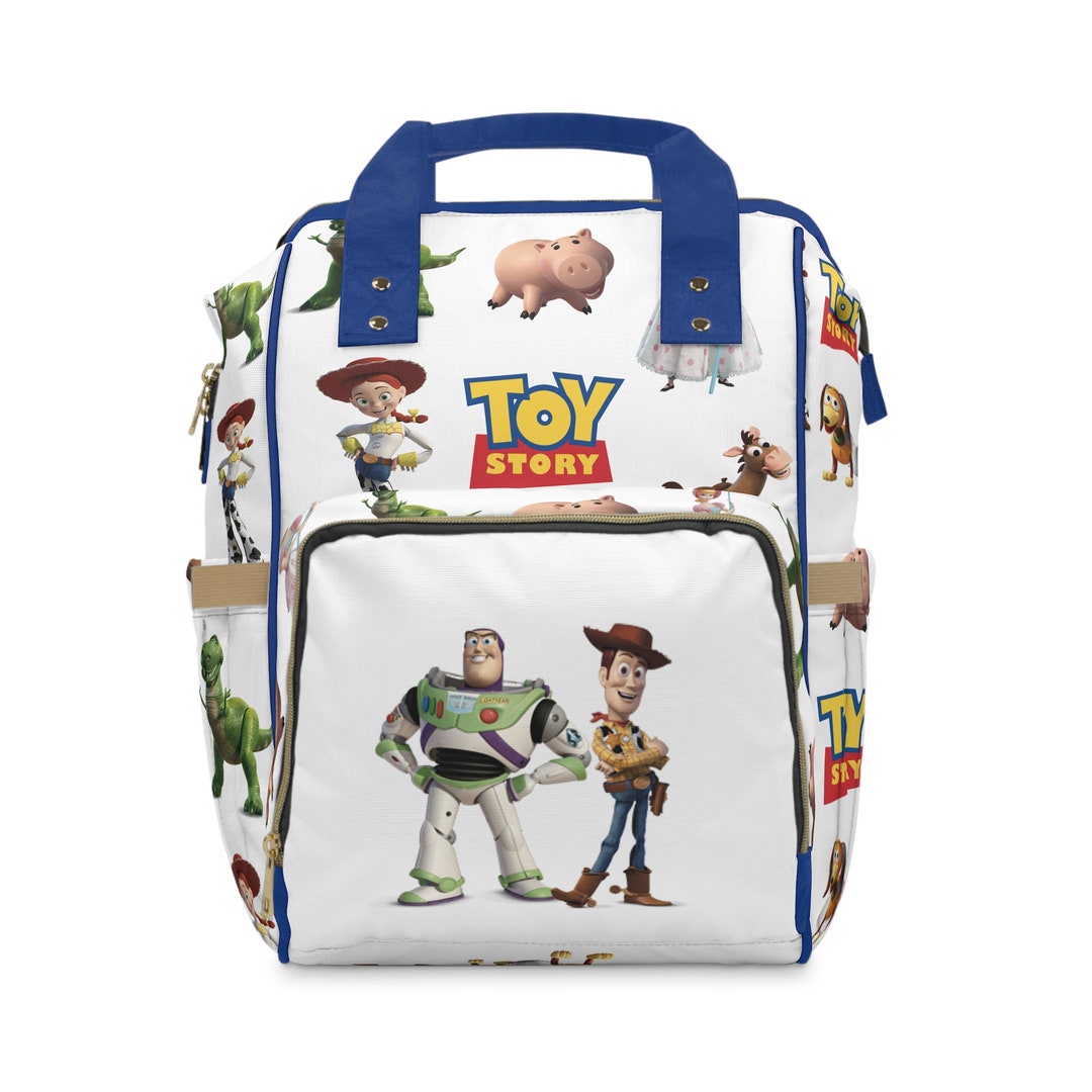 Toy Story Diaper Bag Disney Multifunctional Diaper Backpack Woody Buzz