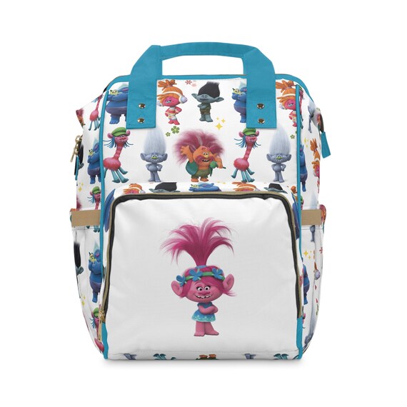 Trolls Diaper Bag Disney Multifunctional Diaper Backpack Trolls School Bag Baby Bag Kids Backpack Etsy