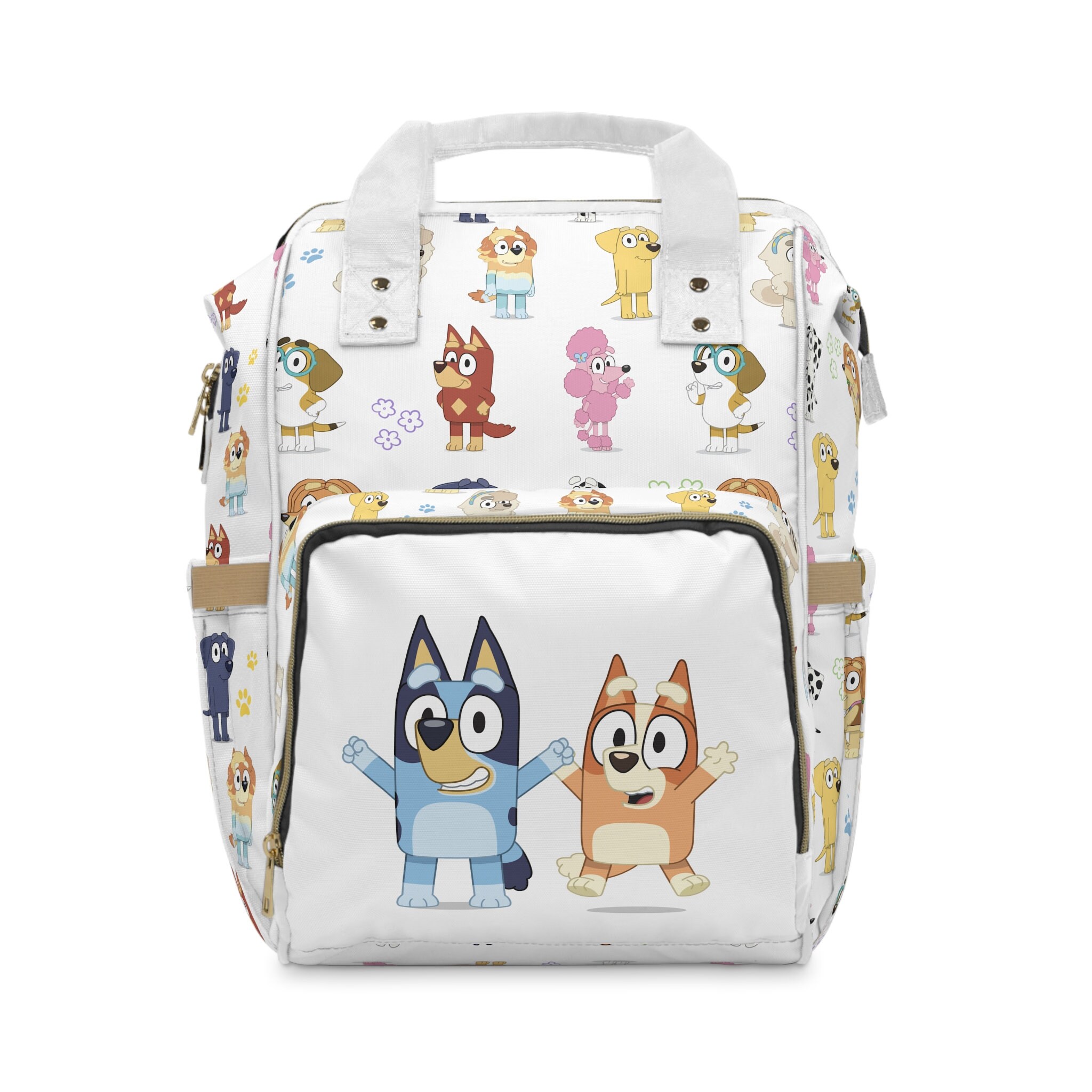 Kawaii Hunderucksack – Blau, Große Größe, Cartoon-Design, Für Reisen & Spaziergänge