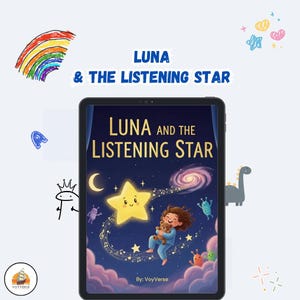 Luna and the Listening Star | Kids Bedtime Story (PDF)