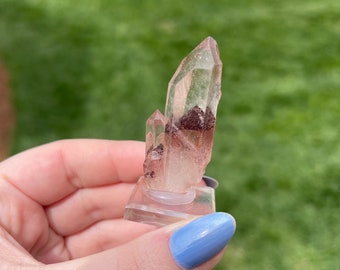 Sunset Phantom Quartz with Hematite from Telangana, India