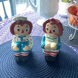 Raggedy Ann & Andy Bookends - Etsy