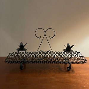 Vintage Metal Candle Holder