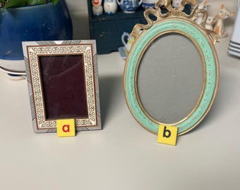 Vintage frames oval or rectangular choose one