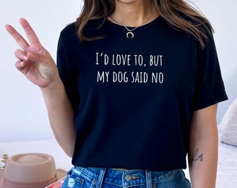 Funny Dog Mom Shirt, Introvert Tee, Unisex Bella+Canvas