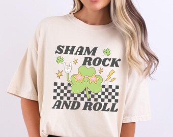 Shamrock and Roll Shirt: Funny St Patrick's Day Tee