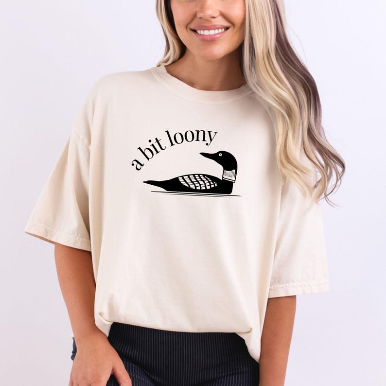 Loony Loon Graphic Tee: Comfort Colors Relaxed Fit T-Shirt image 1