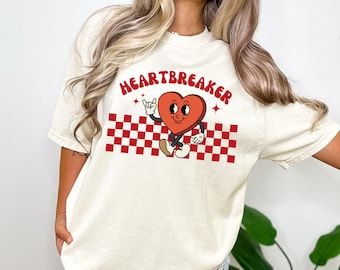 Heartbreaker Valentine's Day Shirt: Retro Comfort Colors Tee