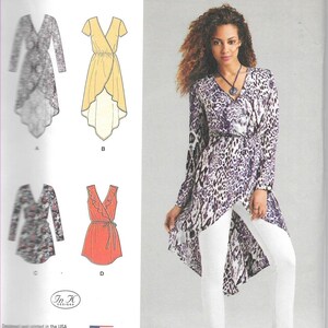 S1064 Misses Tunics With Length Variations Sizes 6-14 Simplicity Sewing Pattern