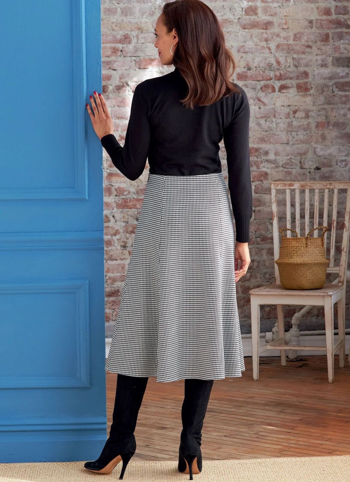 B6866 Misses' Shirt and Sash Sizes 6-14 Butterick Sewing