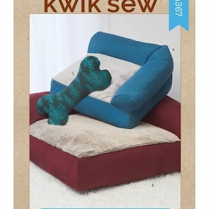 K4367 Pet Beds and Stuffed Pillow Toy Kwik Sew Sewing Pattern Uncut