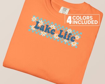 Lake Life PNG, Summer Vibes Sublimation Design, Lake Lover png, Retro Lake Life png, Digital Download, Vintage Lake Life Design