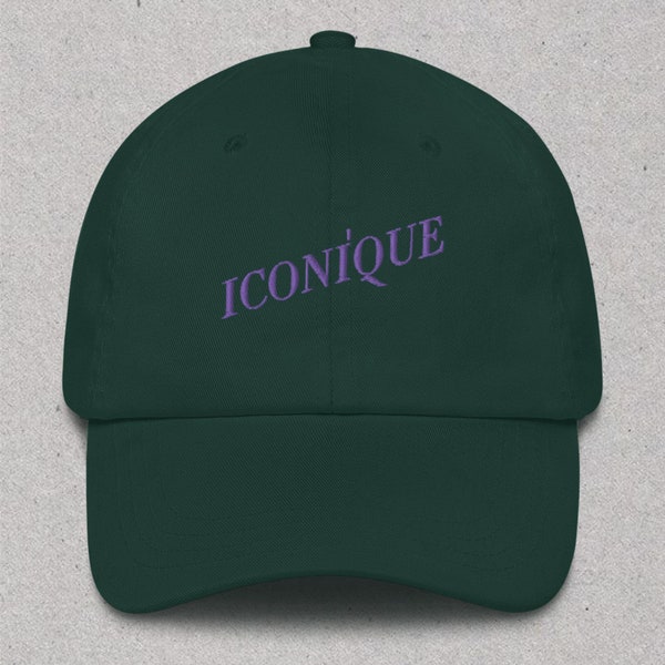 Iconique Dad hat | Fashion cap | Iconic | Baseball Cap Embroidered