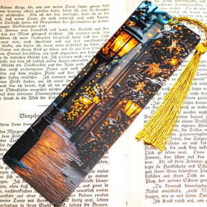 Segnalibro Street Lights - Accessori per libri, Segnalibro illustrato, Lettura, Regalo per amanti dei libri, Segnalibro di carta, Accessorio per la lettura, Diario