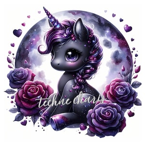 Valentines Unicorn Cliparts | Set of 10 High Quality JPEGs Card Crafting Junk Journal Digital Download Romantic Sweet Unicorn Commercial Use