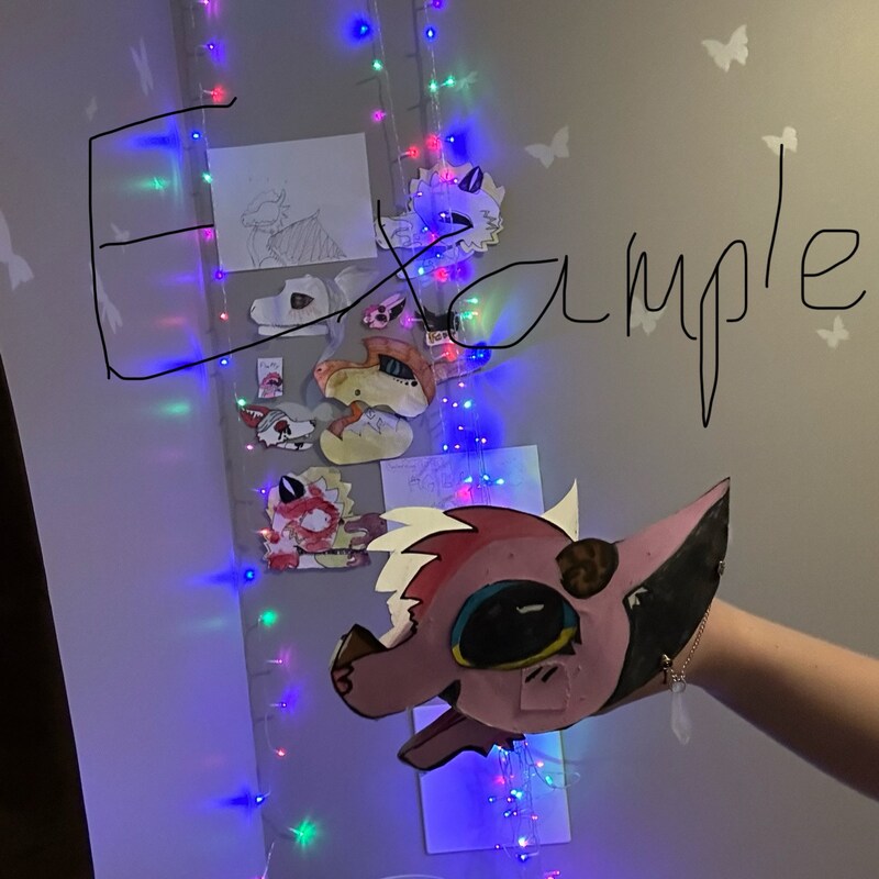 Dragon Puppet Paper - Etsy