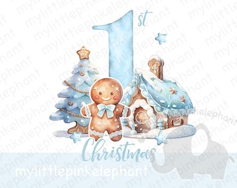 1. Weihnachtslebkuchenjunge PNG, rosa Weihnachten, Weihnachtssack-Design, Heiligabend-Pyjama, Kugel-Sublimation, sofortiger digitaler Download