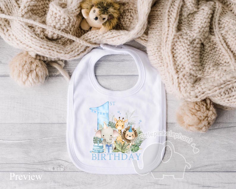 Boys Wild One Baby Safari Animals PNG, First Birthday Sublimation ...