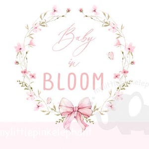Bebé en flor, diseño de sublimación, camiseta de embarazo, baby shower, cartel de bienvenida, descarga digital instantánea