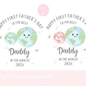 Best Daddy In The World Clipart 2026, 1st Fathers Day As My Daddy Sublimation,  UVDTF DTG PNG Graphic Cute Card Baby Vest