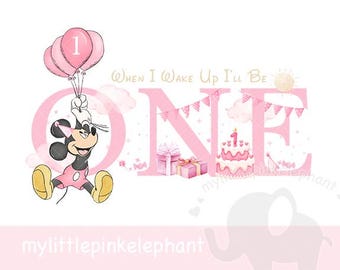 Classic Mickey Mouse 1st Birthday PNG, Baby's 1st birthday T shirt Sublimation, Mickey My First birthday, birthday cake, Instant Digital