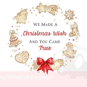 Couronne de Noël PNG, Clipart Noël, nouveau-né, grenouillère de Noël, sublimation, téléchargement immédiat