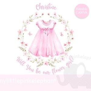 Vestido rosa para dama de honra PNG, Design de sublimação para dama de honra, Design de cartão para você ser nossa dama de honra, Download digital instantâneo