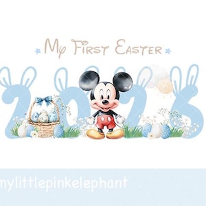 Micky Maus Mein erstes Ostern PNG, 1. Ostern Baby PNG, 1. Osterbaby, Micky Maus Ostern, sofortiger Download, 2025 Osterkorb png