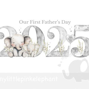 Nuestro primer diseño de sublimación para el Día del Padre 2025, PNG para el Día del Padre, Diseño de sublimación de elefante, Diseño de sublimación, Primer Día del Padre
