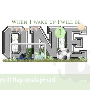 Futebol 1º Aniversário Clipart Futebol Menino Camiseta Bebê Colete Cartão Imprima Seu Próprio PNG Personalizado Festa de Futebol Chuteiras Sublimação UVDTF