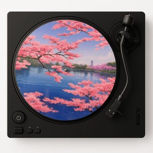 Turntable Mat - Slipmat for 12” Vinyl Record Player - Anti Static Turntable Mat