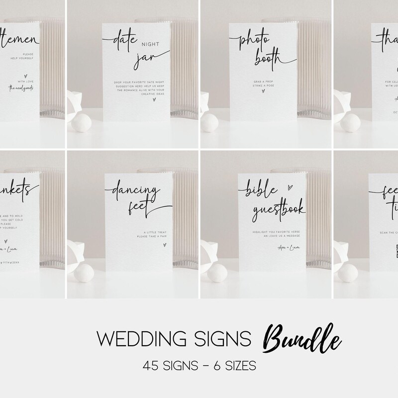 Wedding Signs Etsy