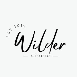 Editable Logo Template, DIY Modern Boho Design, Elegant Script Logo, Neutral Branding, Instant Download