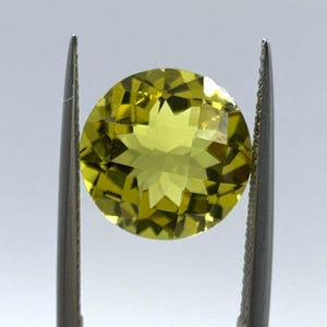 Natural Lemon Quartz Stone Largest Size  Faceted Loose Gemstones For Making Jewellery, gemstone Octagon 12x12mm 6.24ct