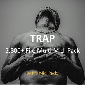 2,800+ file Trap MIDI Pack – Chords, Melodies and Drums - Music Producer